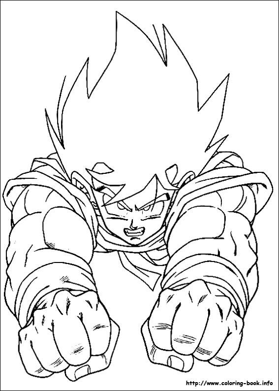 Dragon Ball Z coloring picture